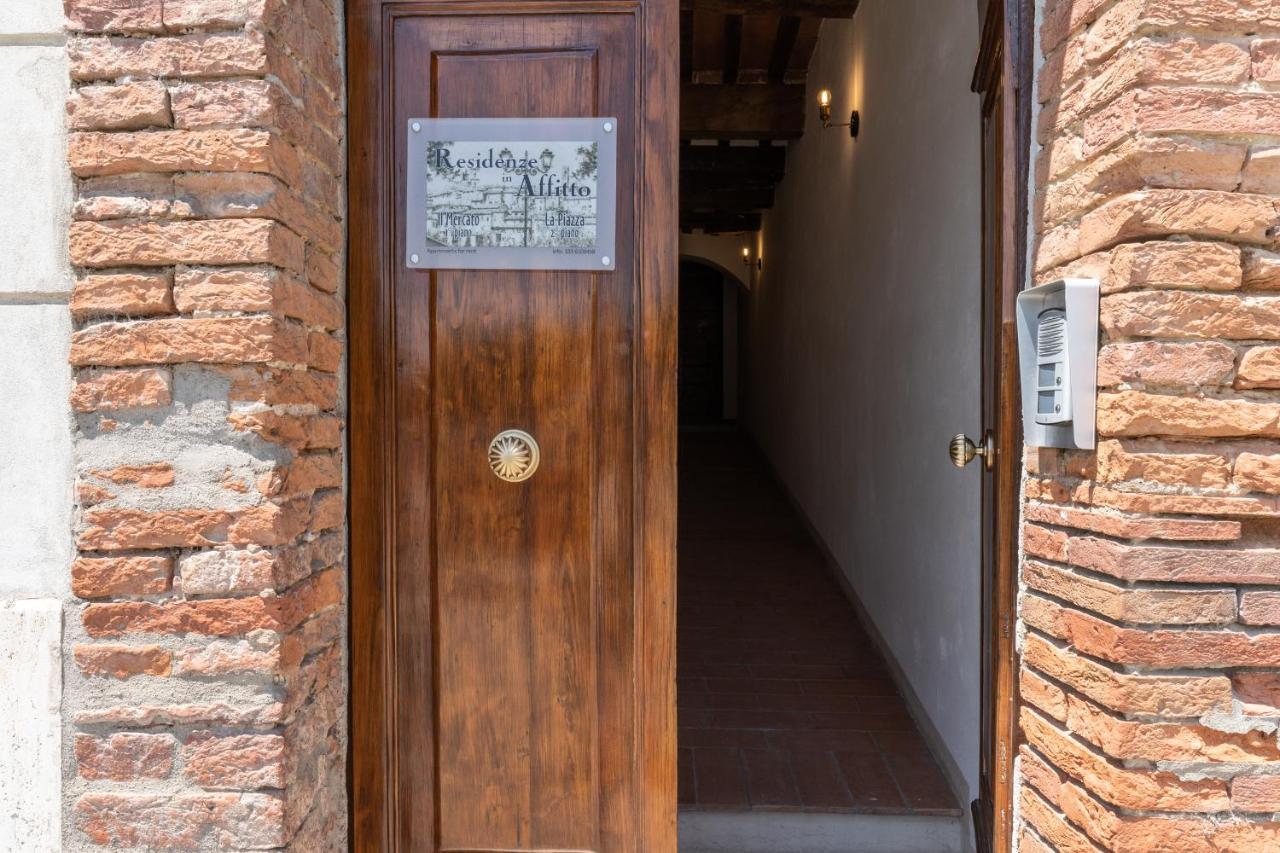 La Piazza - Appartamento Con Vista Sinalunga Luaran gambar